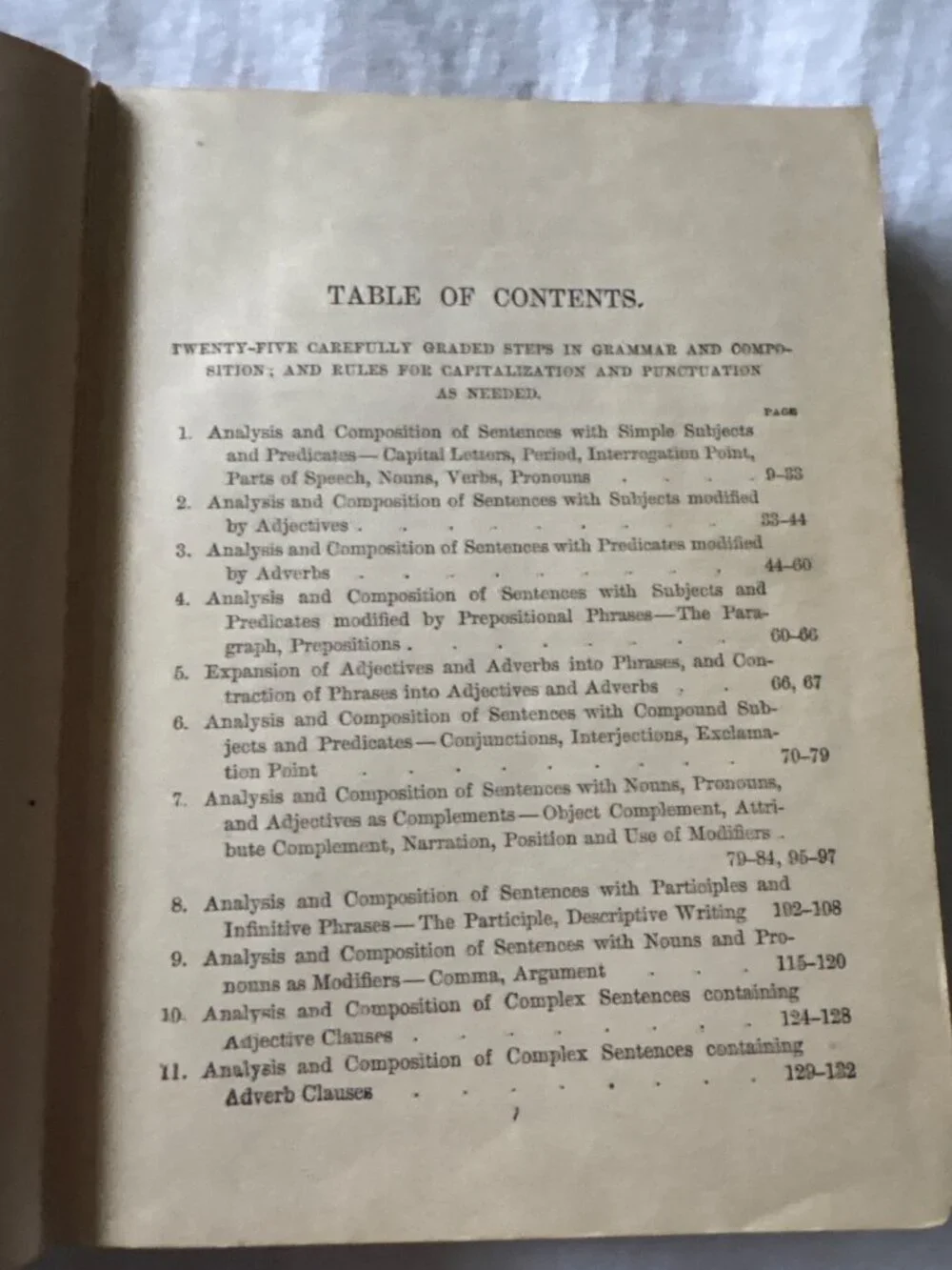 1901Graded Lessons In English Revised Edition Hardcover Elementary Grammar Reed
